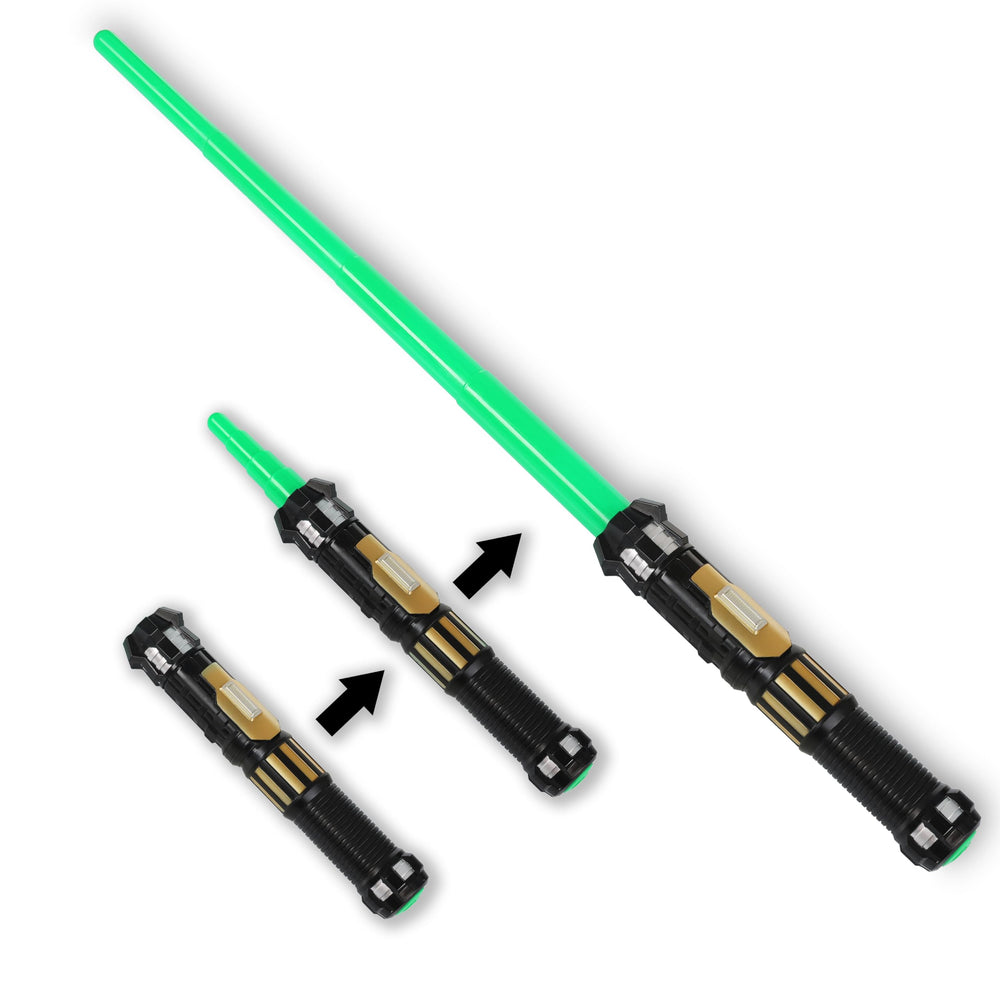 MewduMewdu lightsaber toy in green with lights and sound for safe, exciting play