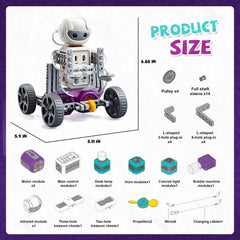 MEWOCHEE gift ready STEM kit image suggests ideal birthday or back to school gift.