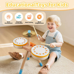 Meytccve drumsticks shown for tiny hands to tap rhythms.