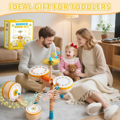 Meytccve toddler drum set gift idea for celebrations.