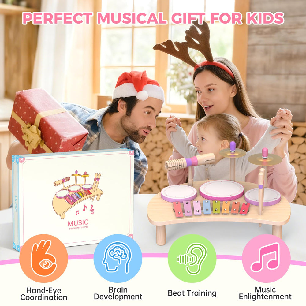 Meytccve gift-ready set makes a perfect present for little musicians.