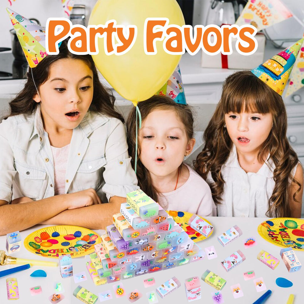 MEZHOBBY 35PCS cuttable erasers—multi-piece options for creative patterns.