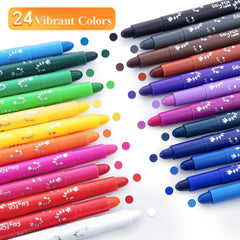 M&G Tempera Paint Sticks twist-action design for easy painting