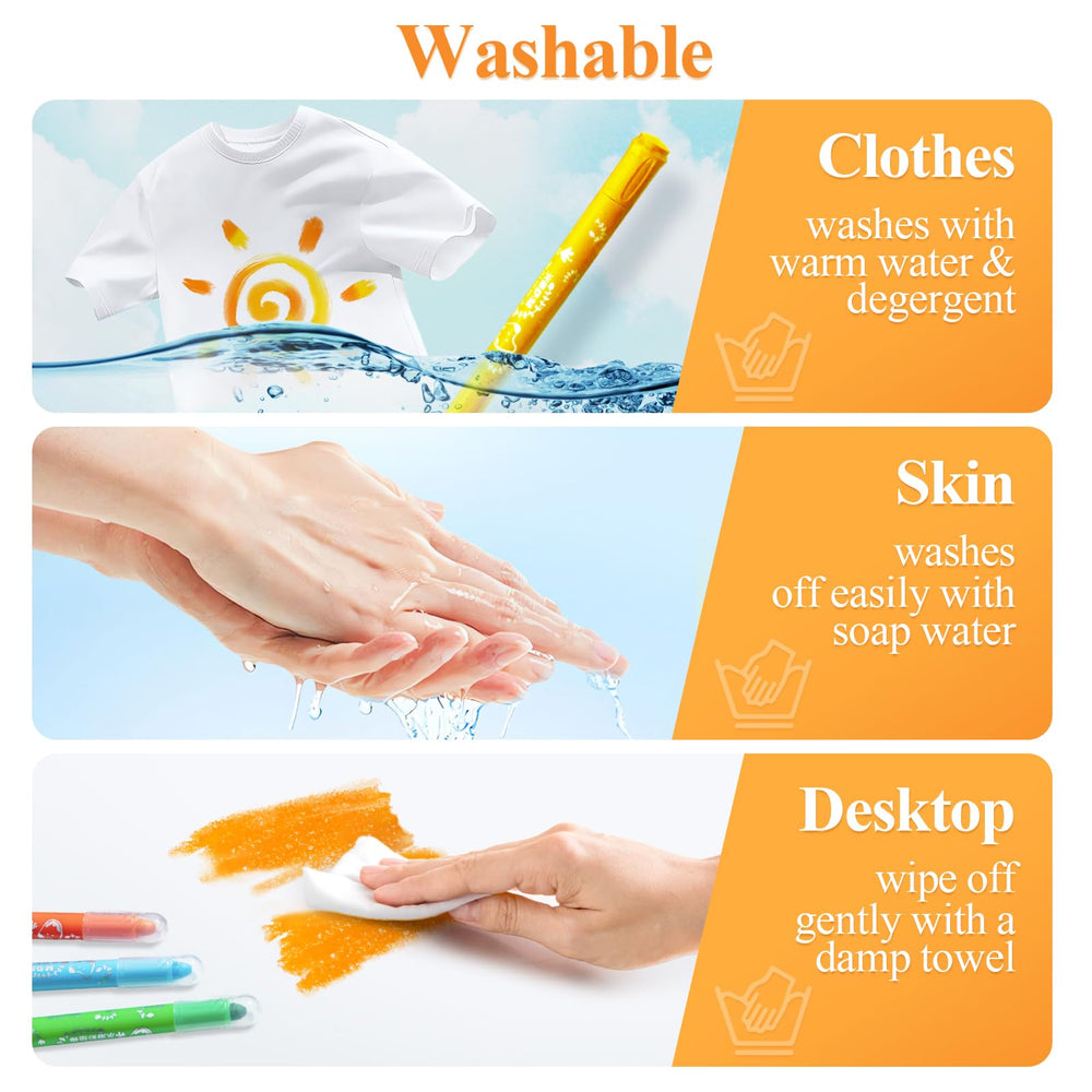 M&G tempera paint sticks fast-drying colors ideal for quick layers.