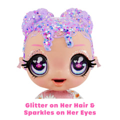 MGA Glitter Babyz Lila Wildboom shampoo color-change bottle—adds magical moments during baths