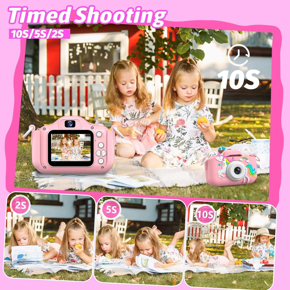 MgaoLo kids camera includes 32GB SD card for plenty of storage