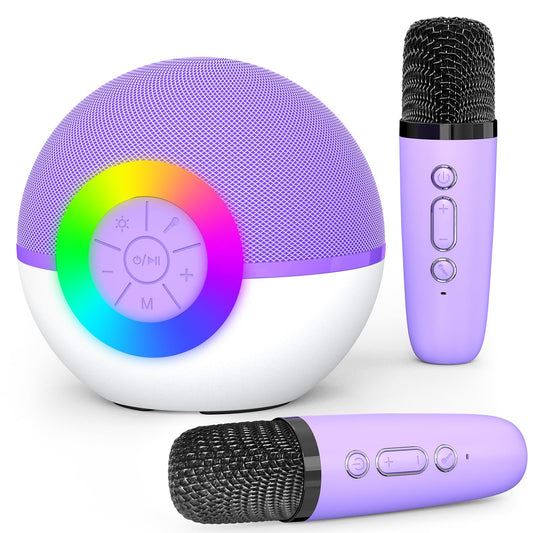 MgaoLo mini karaoke machine front view for compact home entertainment.