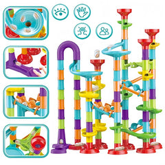 Mgivyar Marble Runs track components enabling endless build-and-test play