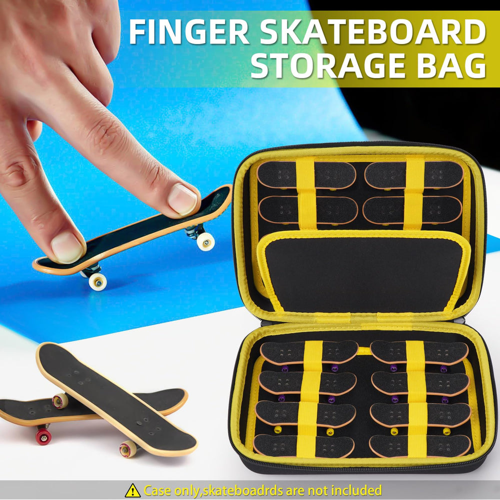 MGZNMTY Teck Deck Case open top view for quick access to boards
