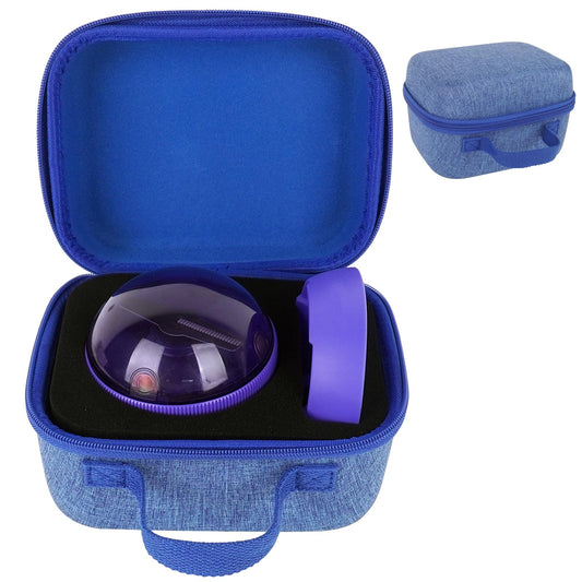 MGZNMTY travel case with double-slot design protects Bitzee Ball during transport.