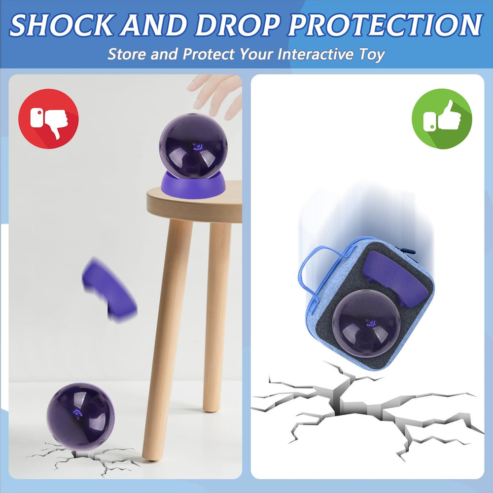 MGZNMTY dust-proof storage protects the Bitzee Hamster Ball when not in use.