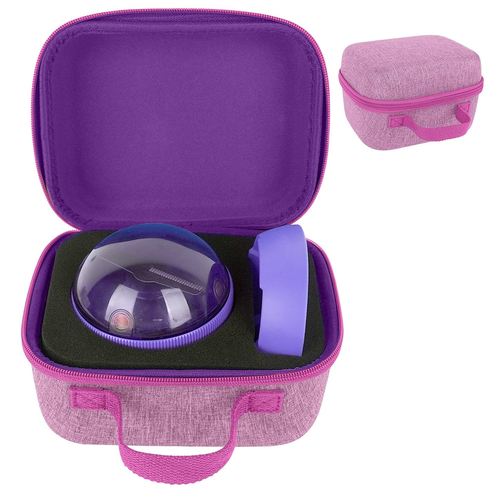MGZNMTY Travel Case exterior in purple for safe storage and on-the-go play.