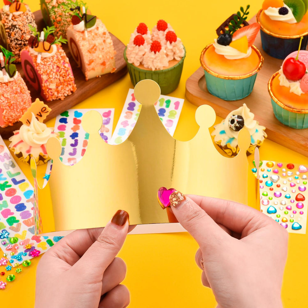 MGZTTHW crown stickers included for easy, durable decoration of the crowns.