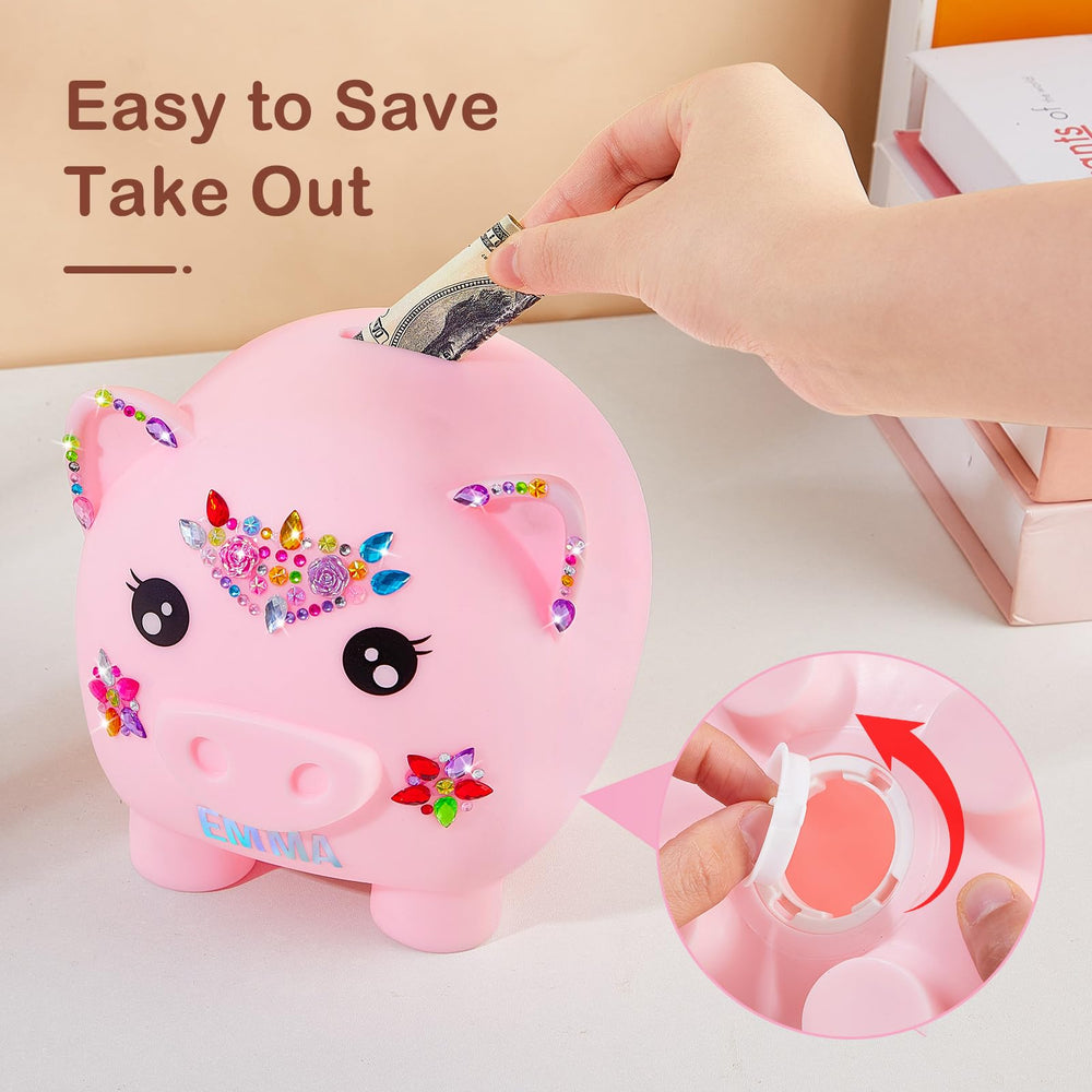 MHJY large capacity piggy bank holds over 500 coins for growing savings