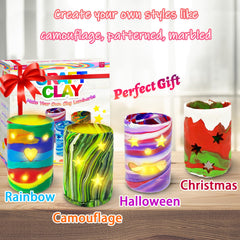 MHMYDIS decorative clay luminaries for room decor or gifts