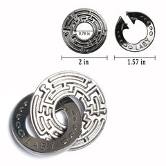 MHY 3D metal puzzle difficult layout challenges your spatial thinking