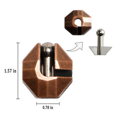MHY party-favor metal puzzle gift displays curiosity at gatherings