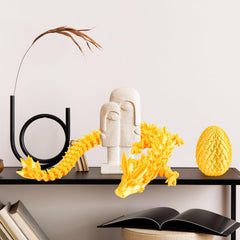 Eco-friendly PLA build provides durable, safe display piece