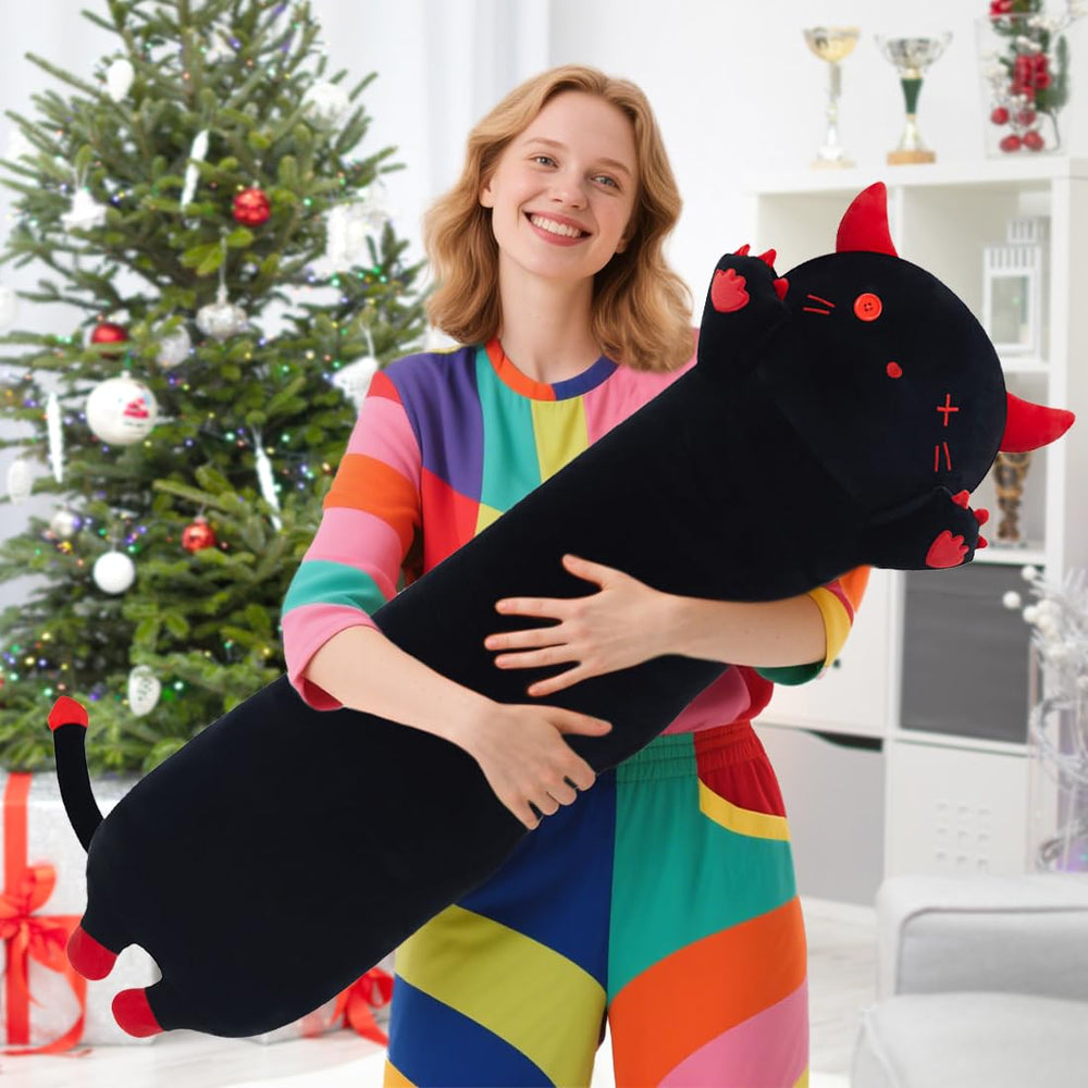 MIAOHAHA demon toy pillow in soft fabric, kid-friendly comfort.