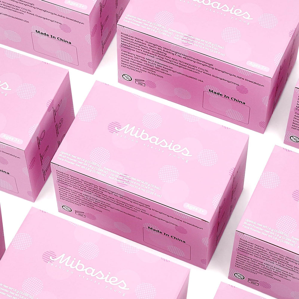Mibasies unicorn case close-up shows compact, travel-friendly design.