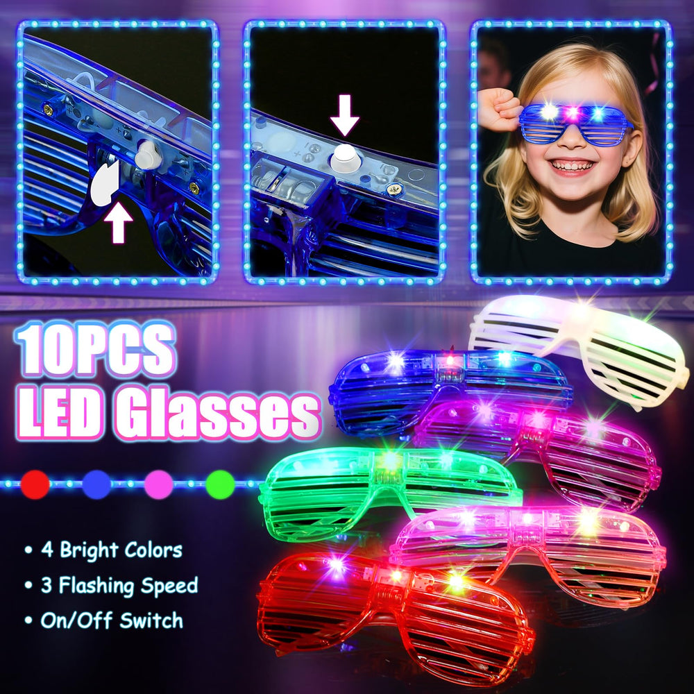 MIBOTE LED headbands shine from every angle at parties
