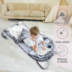Generous 70-inch sleeping space suitable for sleepovers.
