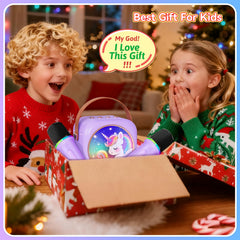 MicQutr two-mic setup enables kid-friendly duets and performances.