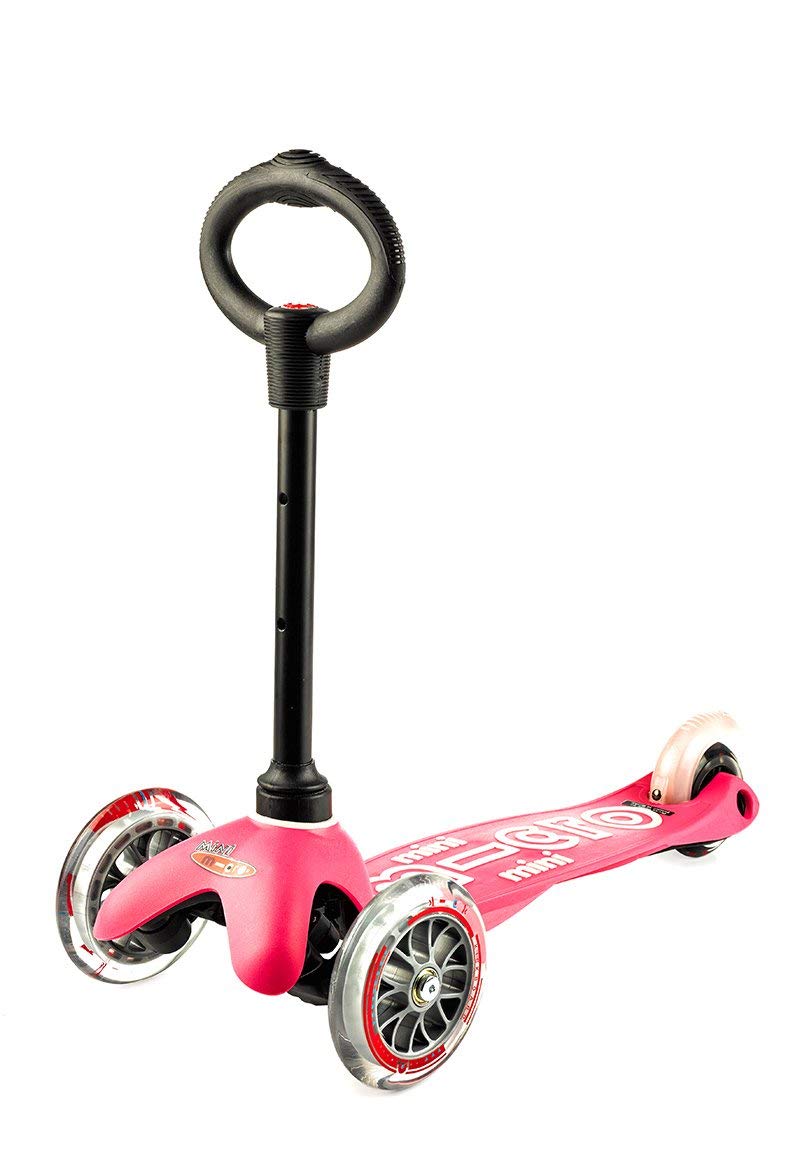 Micro Mini 3in1 Deluxe smooth wheels for indoor and outdoor glides.
