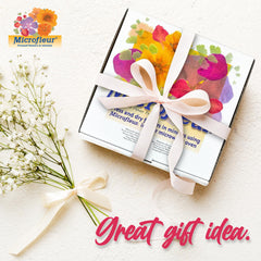 Microfleur Max Art Flower Presser Kit inside view with cloth and felt inserts