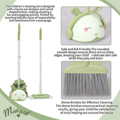 Midoneat kids mop with soft fibers ideal for pretend cleaning