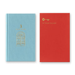 Midori Phil Design 3-years diary monthly illustrations marking time and notes