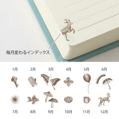 Midori Phil Design 3-years diary includes supplement pages for extra notes