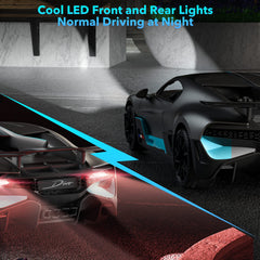 MIEBELY Bugatti Divo 1/16 wheel detail supports precise steering and turns