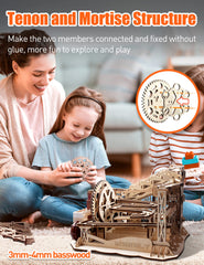 MIEBELY decorative wooden puzzle model as elegant home décor