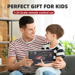 MIEBELY Lamboghini RC Car ABS construction withstands bumps on indoor and outdoor surfaces.