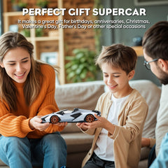MIEBELY Lamborghini RC car durable ABS body withstands kids' play and crashes.