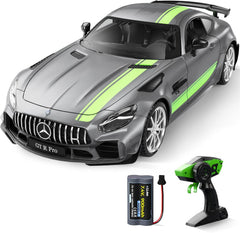 MIEBELY Mercedes GT R Pro front view shows authentic scale details for display and play.