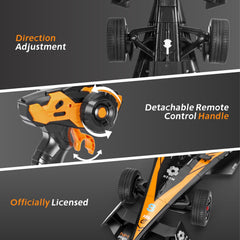 MIEBELY RC car with 2.4GHz remote for interference-free racing.