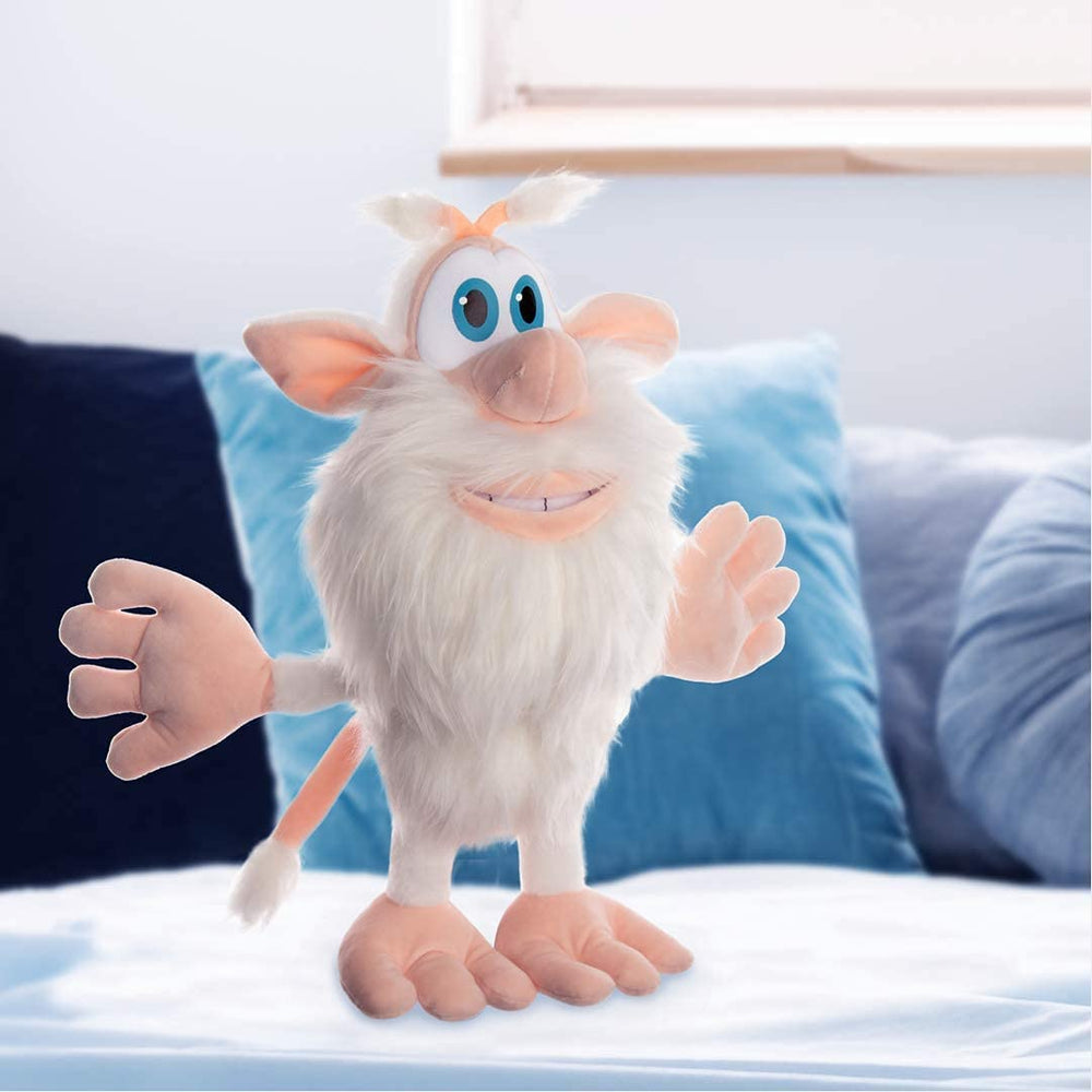 Mighty Mojo Booba hug activates glow eyes for gentle reassurance.