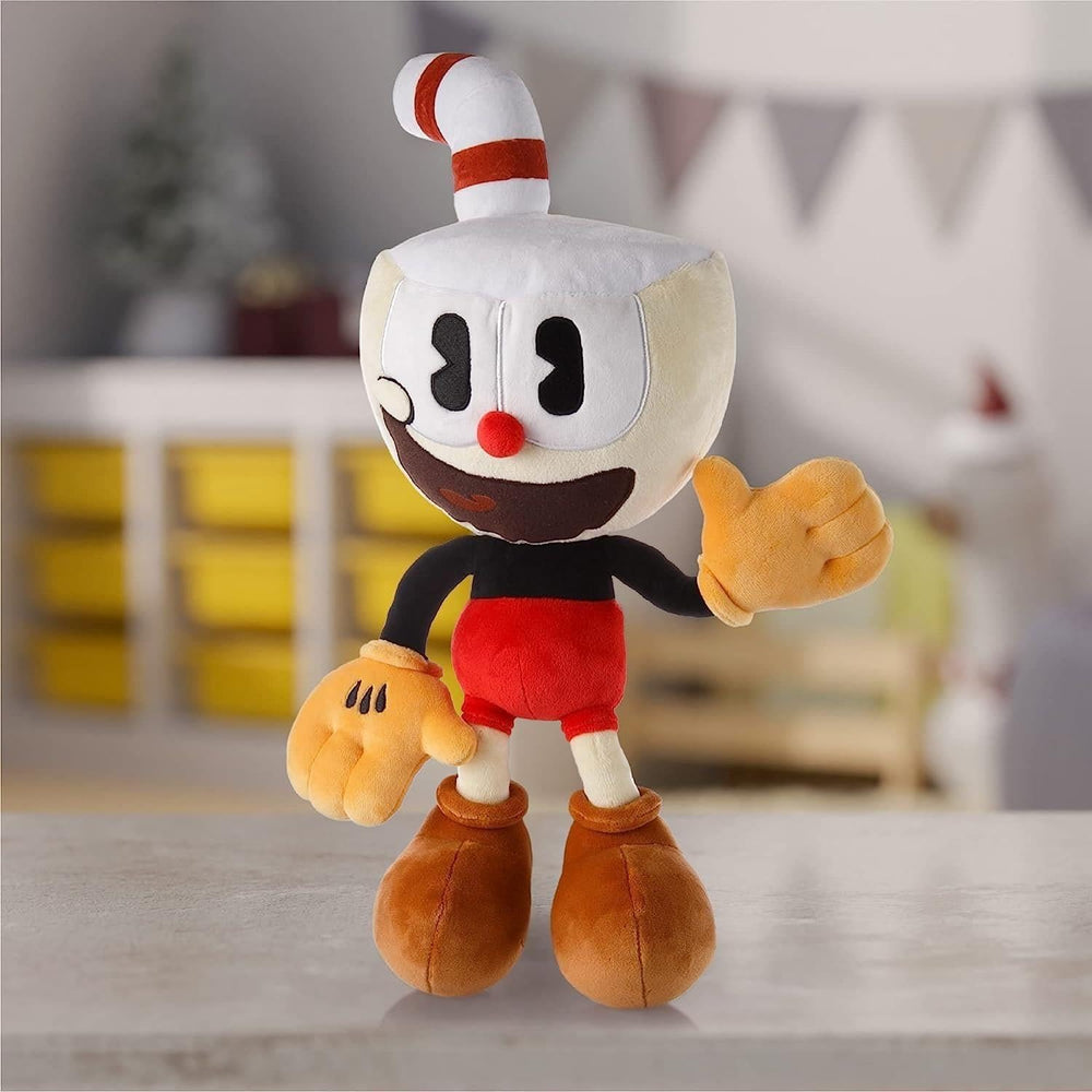 Mighty Mojo Cuphead Mugman plush packaging bundle makes a great gift.