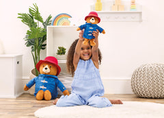 Mighty Mojo Paddington bear embroidered features enhance charm and durability.