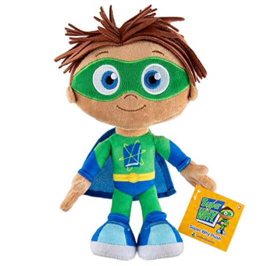 Mighty Mojo Super Why plush Whyatt 10-inch, ideal for reading time cuddles