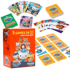 Mighty Mojo Octonauts memory card game helps kids practice matching and concentration.