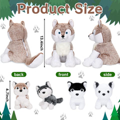 Miguelina Wolf Pup plush, 4.7 inches, soft and kid-friendly playmate