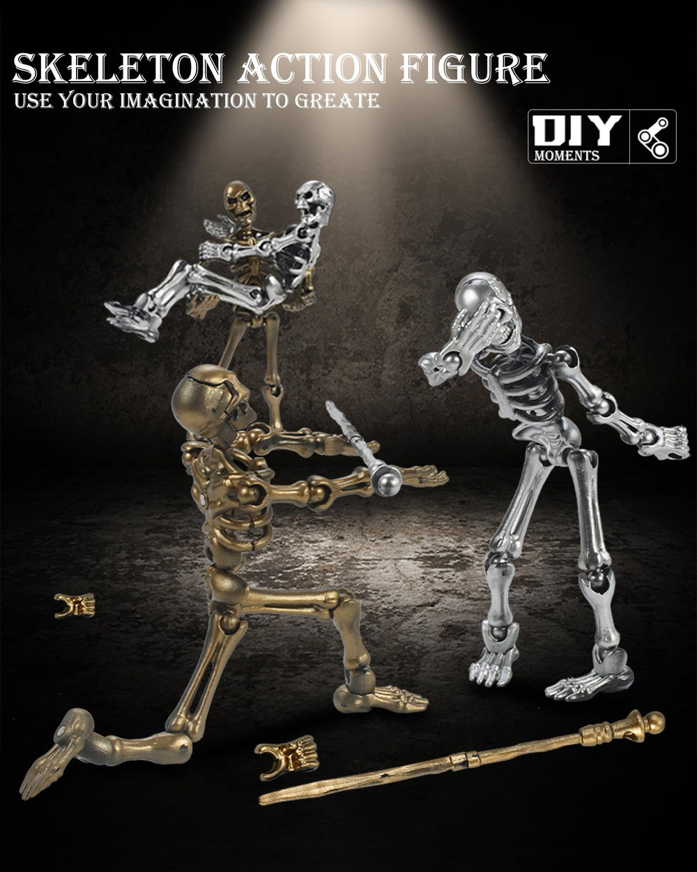 MIKILOWUHA T13 figures serve as photography props and stop-motion project aids.