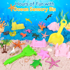 Eight sea creature molds inspire vibrant aquatic scenes.