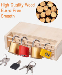 MIKNEKE eight lock set close-up highlights varied shapes for problem solving