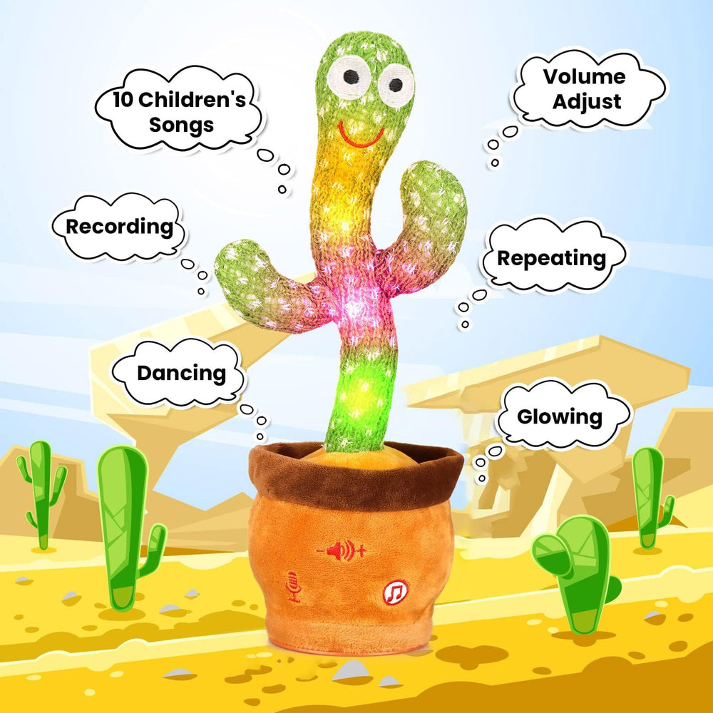 MILEGI cactus tummy time companion for early exploration