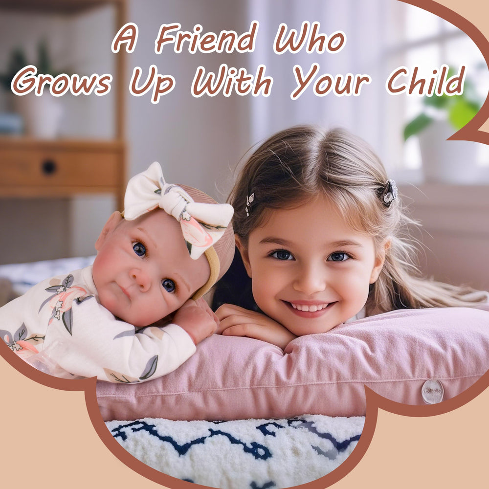 Milidool lifelike baby doll - weighted body for a realistic hold.