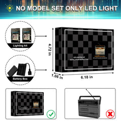 Mililier LED kit display glow enhances retro radio charm.